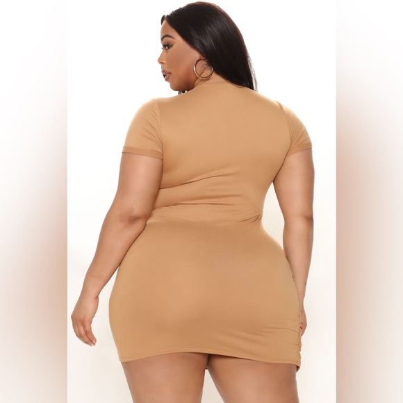 Women’s Addicted To Ya Mini Dress - Camel size small Fashion Nova - Picture 10 of 13